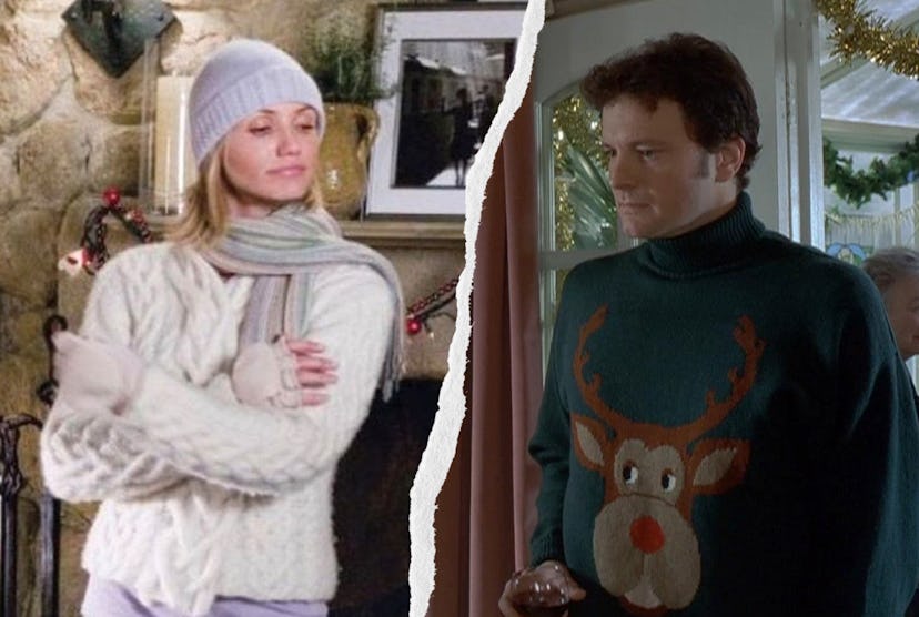 Cameron Diaz in 'The Holiday' and Colin Firth in 'Bridget Jones's Diary.'