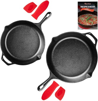 Uno Casa Cast Iron Skillet Set (2-Piece)