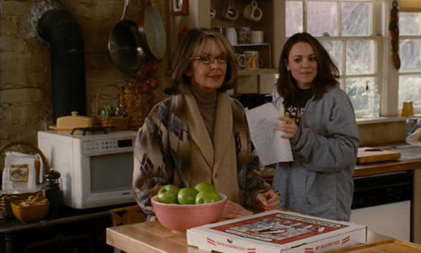 Diane Keaton wears many a sweater in ‘The Family Stone.'