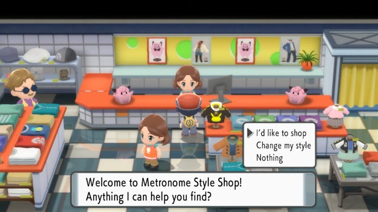 pokemon brilliant diamond style shop