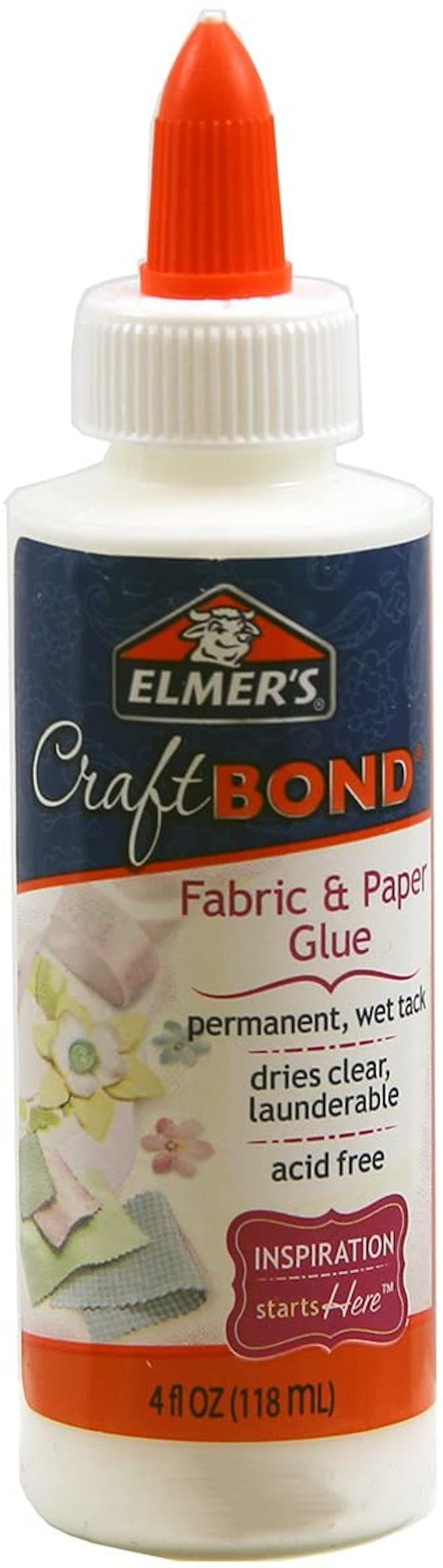 Elmer's Craft Bond Fabric And Paper Glue, 4 oz. 
