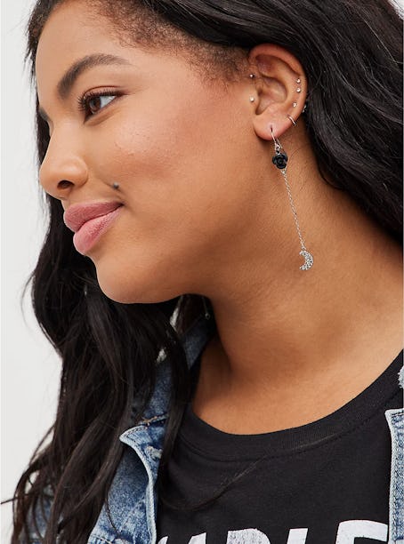 Torrid Celestial Linear Earring Set Of 3