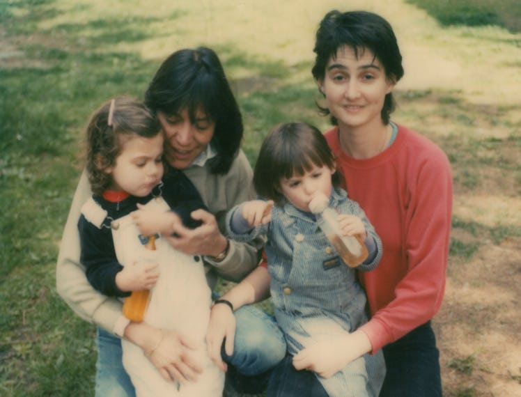family with two moms and two kids