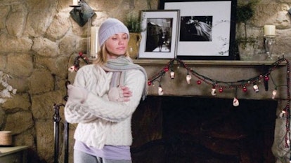 Cameron Diaz wears the winning sweater in 'The Holiday.'