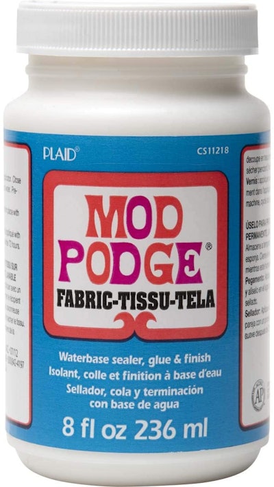 Mod Podge Waterbase Sealer, Glue and Finish for Fabric