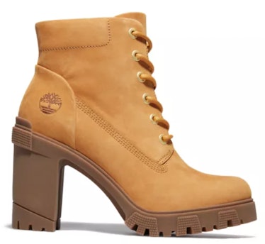 WOMEN'S LANA POINT LACE-UP BOOTS from Timberland's, available and on sale during the brand's Black F...
