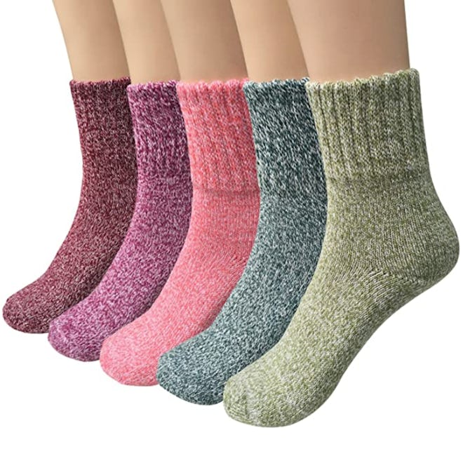 Loritta Thick Winter Socks (5 Pairs)