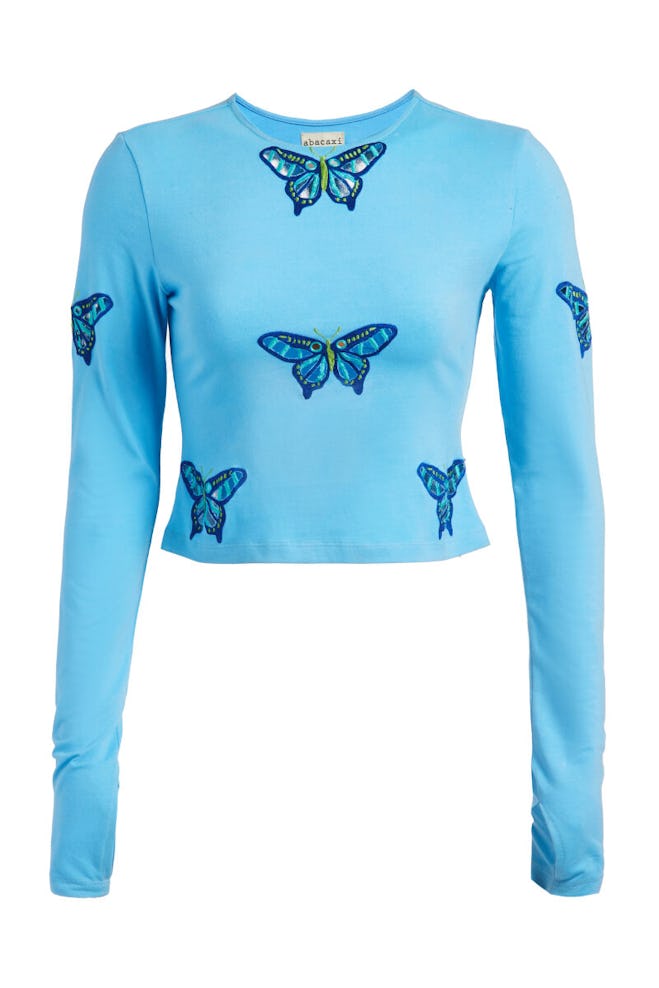 Eyelet Butterfly Tee from abacaxi.