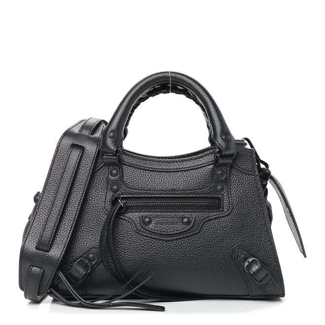 Balenciaga Grained Calfskin Neo Classic Hardware Mini City