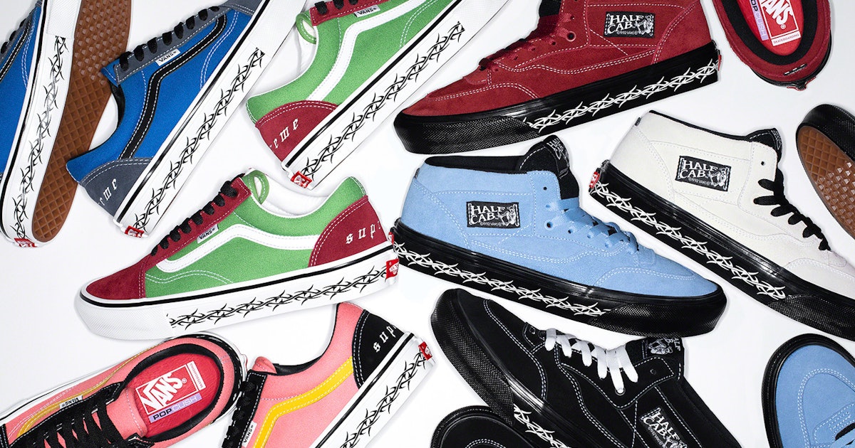 Supreme and Vans' latest sneaker collab pays homage to tribal tattoos