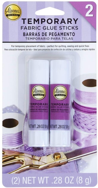 Aleene's Temporary Fabric Glue Sticks (2-Pack), 0.28 oz. 