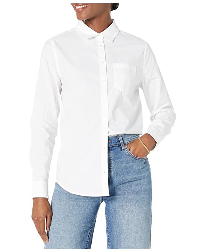 Amazon Essentials Classic-Fit Button-Down Poplin Shirt