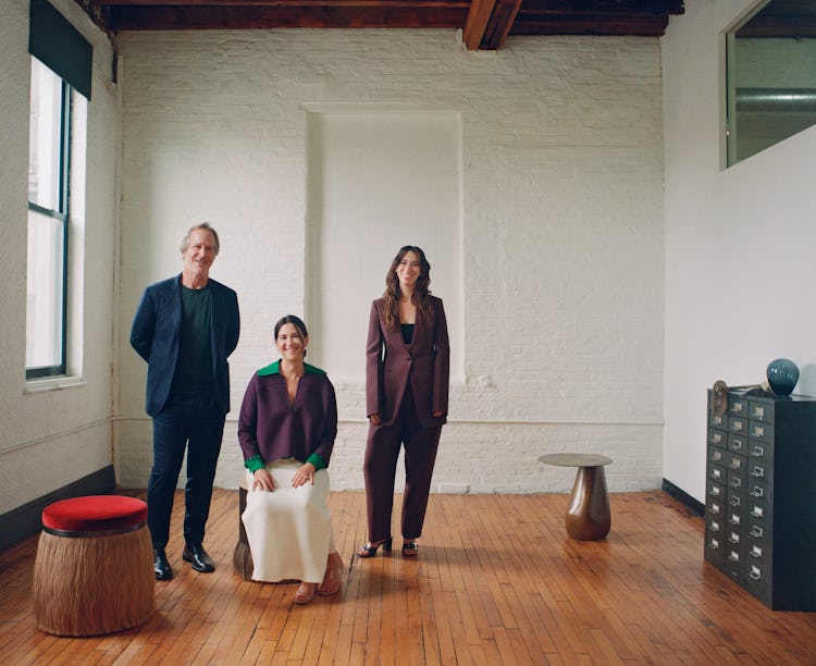 Eric, Helena, and Natasha Sultan of Konekt in their studio in Philadelphia.