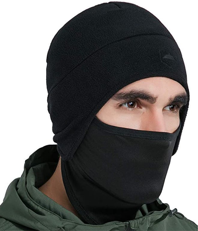 Tough Headwear Fleece Beanie With Mask