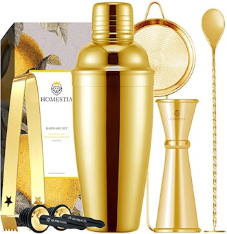 Homestia Gold Cocktail Shaker Set 