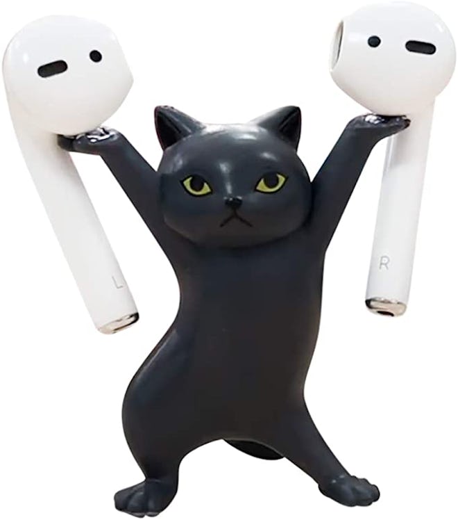 ATHAND Magnetic Cute Dance Cat Airpod Holder 