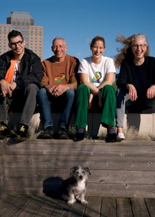 The Antonoff family, from left: Jack Antonoff, Rick Antonoff, Rachel Antonoff, and Shira Antonoff, a...