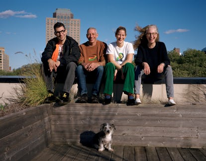 The Antonoff family, from left: Jack Antonoff, Rick Antonoff, Rachel Antonoff, and Shira Antonoff, a...