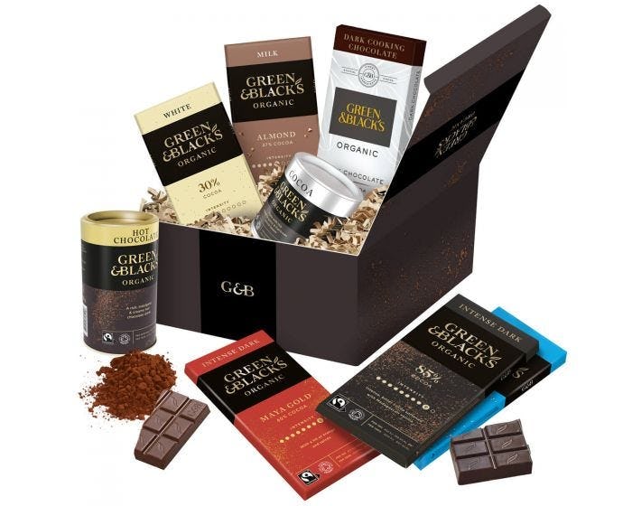 Green &amp; Black Hot Chocolate Gift Set