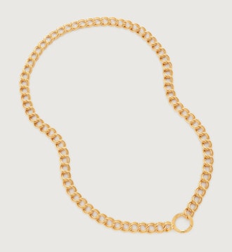 Groove Curb Chain Necklace 48cm/19" from Monica Vinader.