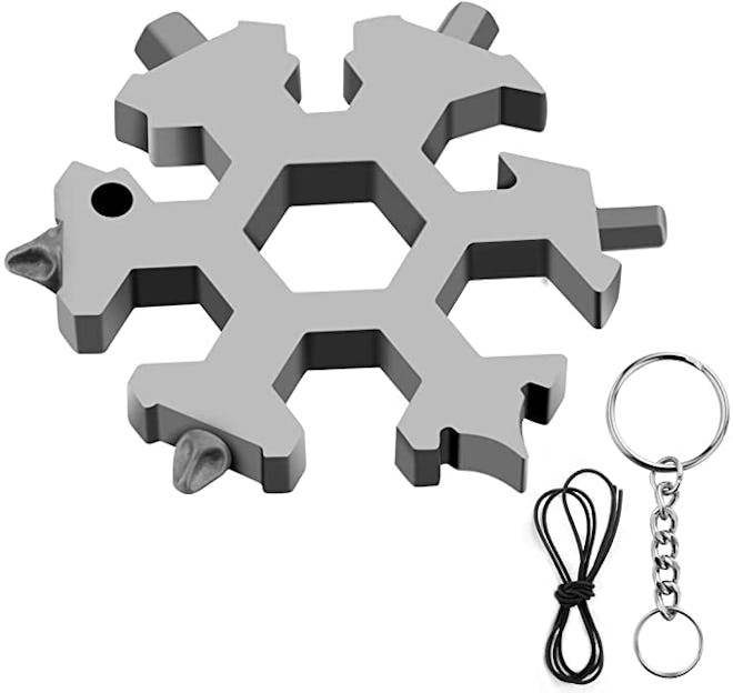 QuntionSt  19-In-1 Stainless Steel Snowflake Multitool