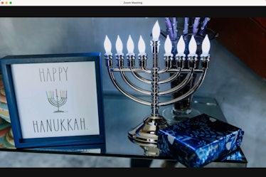 Hanukkah Zoom backgrounds to make your holiday festive!