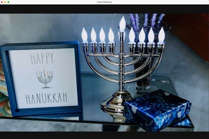 Hanukkah Zoom backgrounds to make your holiday festive!
