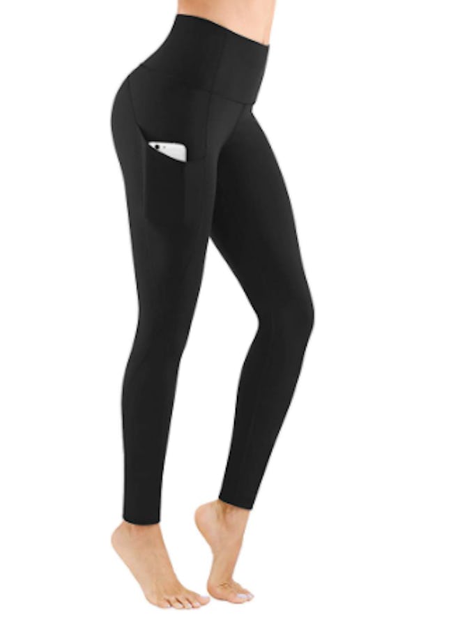 PHISOCKAT High Waist Yoga Pants with Pockets