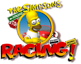 Old image of 'The Simpsons: Road Rage' pitch logo