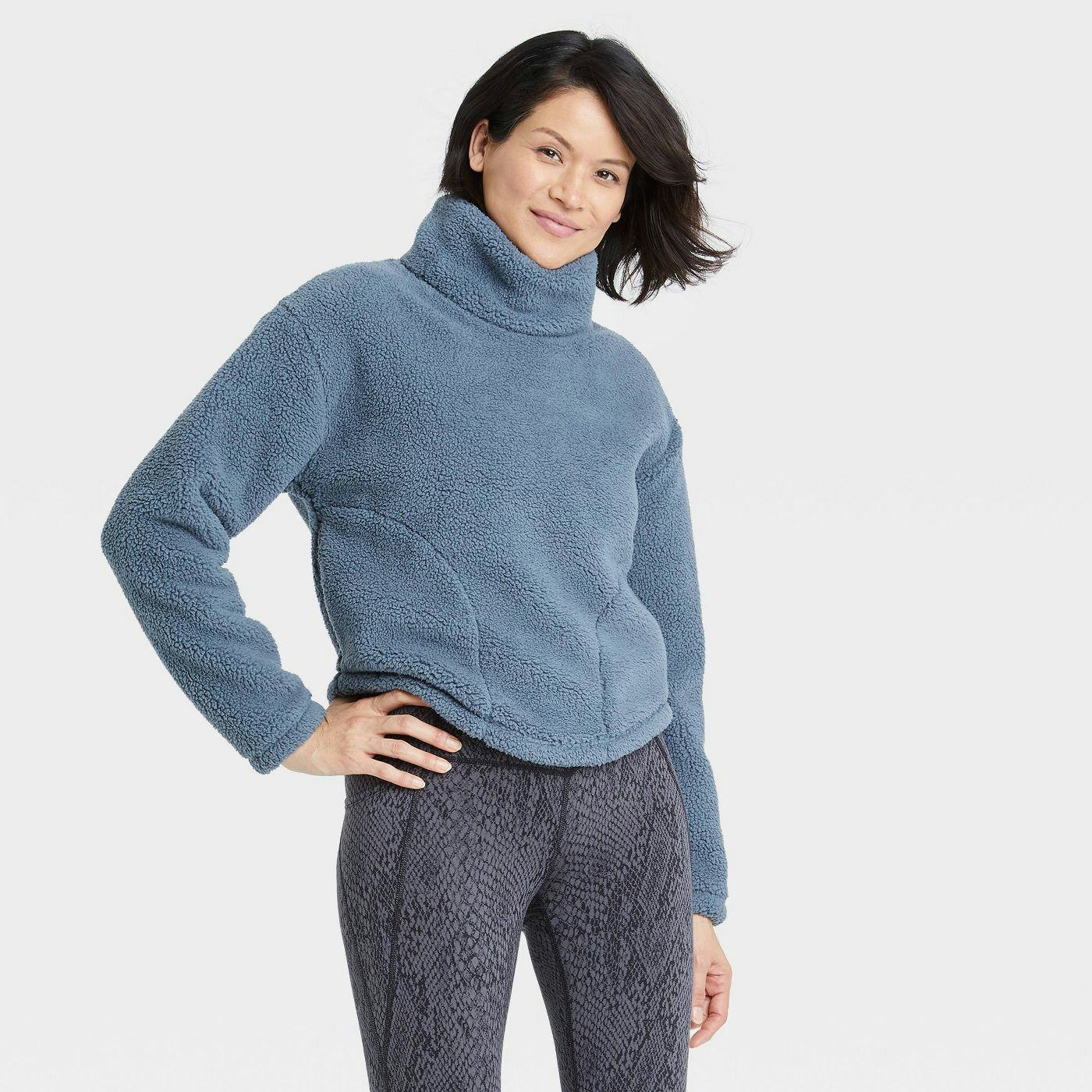 All In Motion Cozy Cowl Neck Pullover Sweatshirt