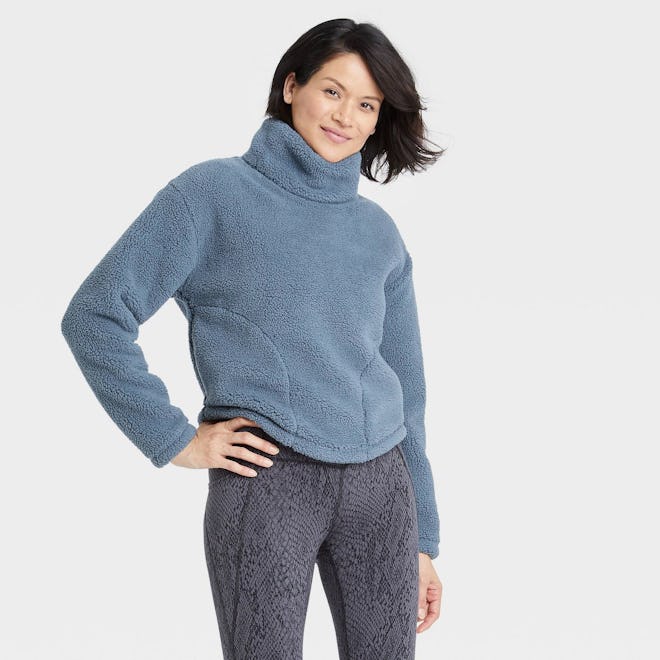 All In Motion Cozy Cowl Neck Pullover Sweatshirt