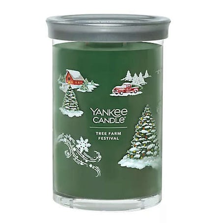 Yankee Candle® Large Christmas Tree Farm Festival Holiday Candle in Green