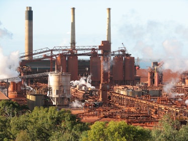 Qld Alumina Refinery (QAL) in Gladstone, Central Queensland, Australia