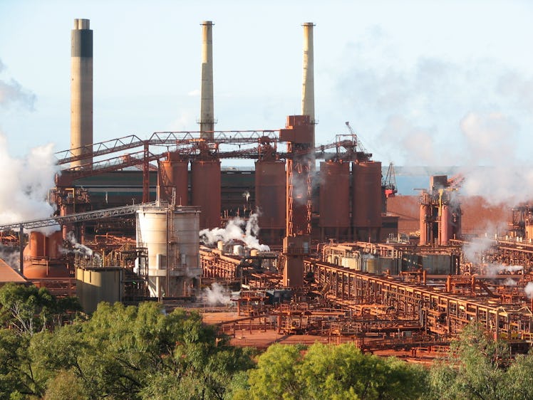 Qld Alumina Refinery (QAL) in Gladstone, Central Queensland, Australia