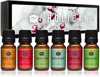 P&J Trading Holiday Set of 6 Premium Grade Fragrance Oils