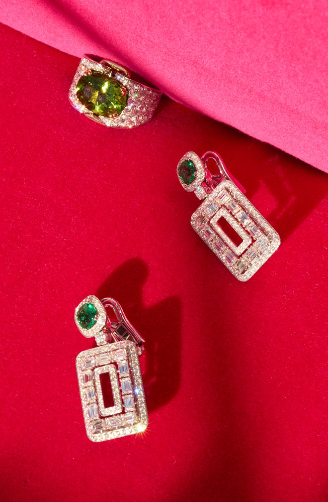 Picchiotti ring and earrings