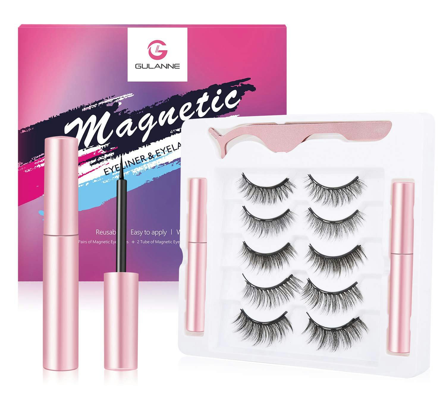 GULANNE Magnetic Eyelashes &amp; Eyeliner Kit