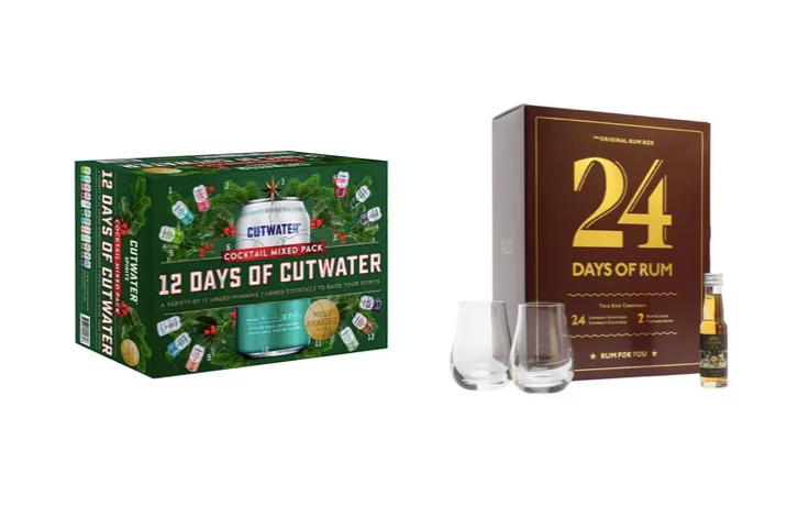 12 Alcohol Advent 2021 Calendars Filled With Mini Bottles & Canned Cocktails