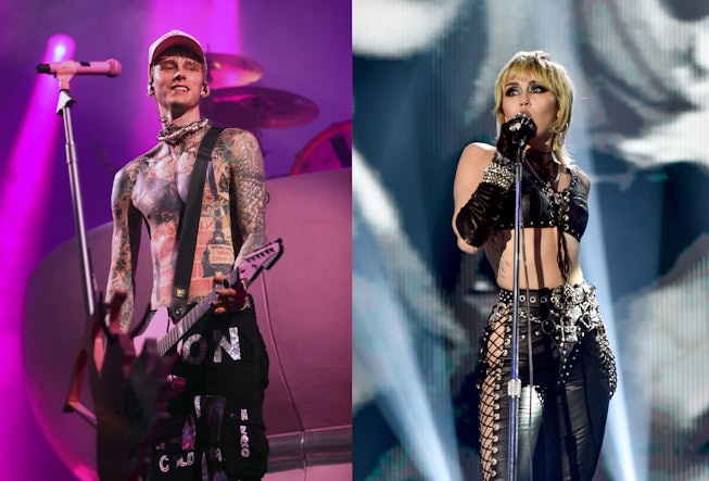 Machine Gun Kelly and Miley Cyrus responded to being snubbed the Grammys