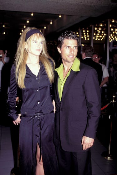 Nicole Kidman and Tom Cruise in Gucci.