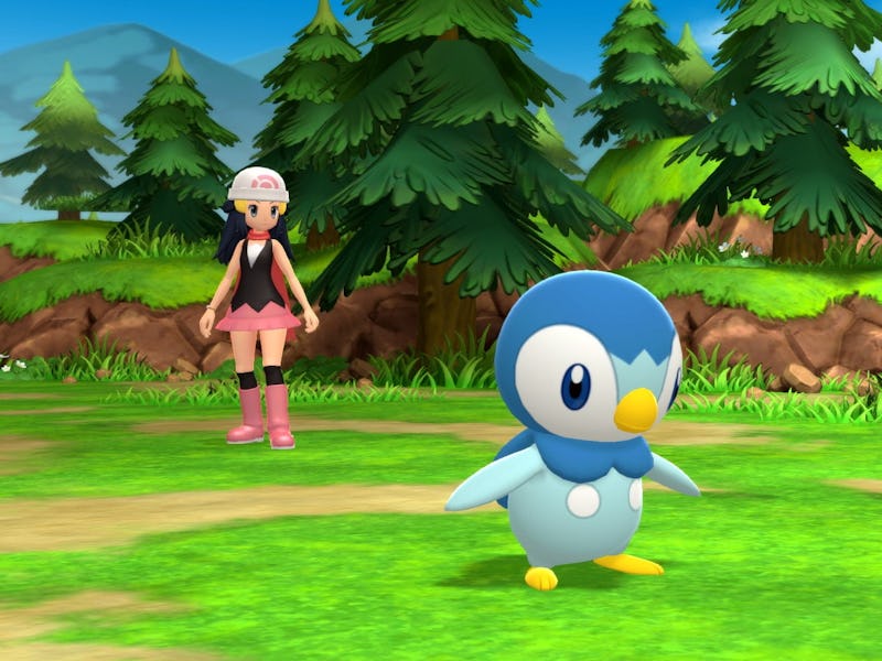 A screenshot from Pokémon Brilliant Diamond 