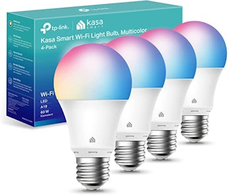 Kasa Smart Changing Dimmable Smart WiFi Bulbs (4-Pack)