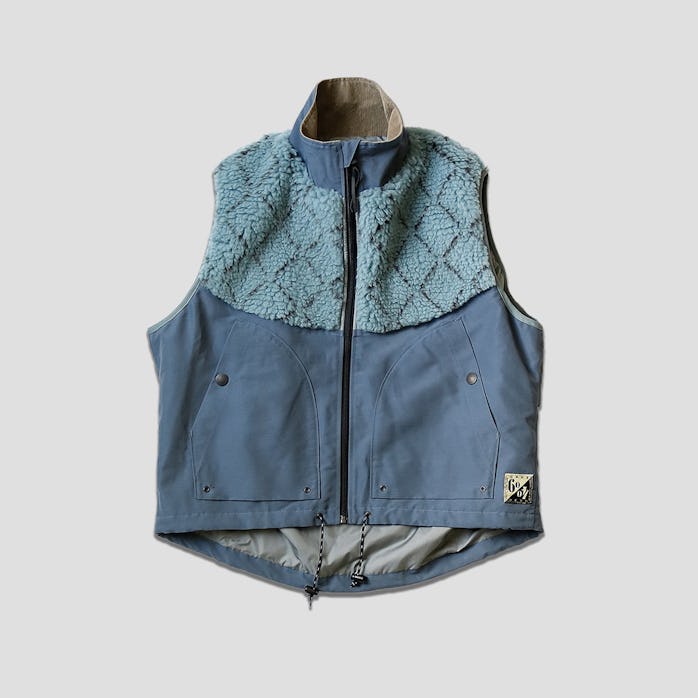 Kapital 60/40 Do-Gi Shashiko Fleece Vest