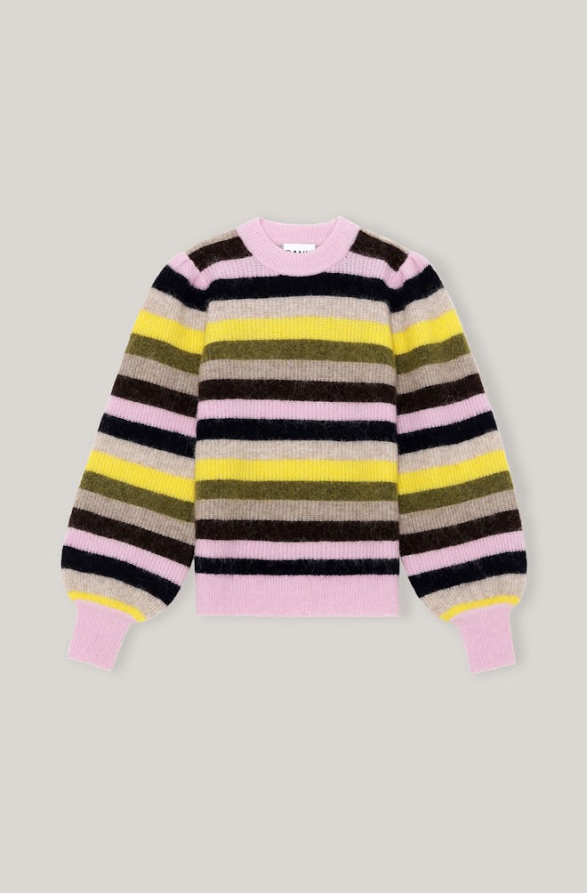 GANNI Soft Wool Knit in Multicolour.