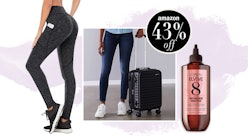 Amazing cyber monday products including luggage, leggings and beauty products
