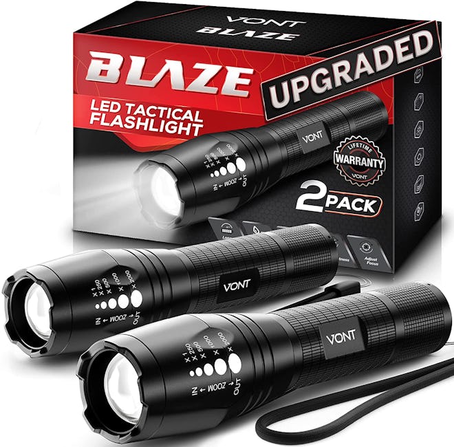 Vont LED Tactical Flashlights [2-Pack] 