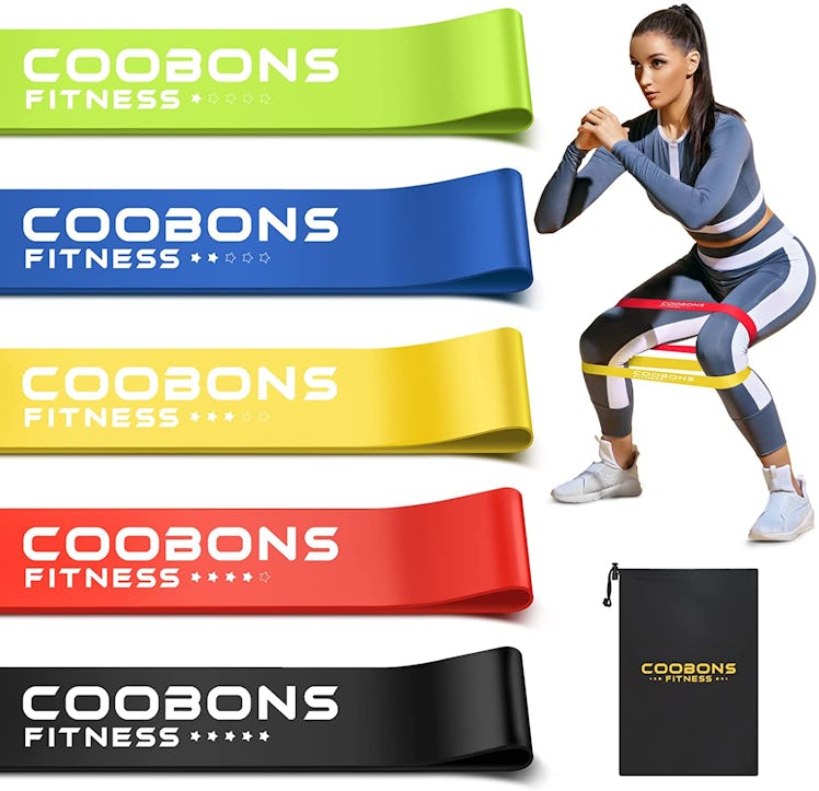 COOBONS Resistance Bands Set (5 Pack)