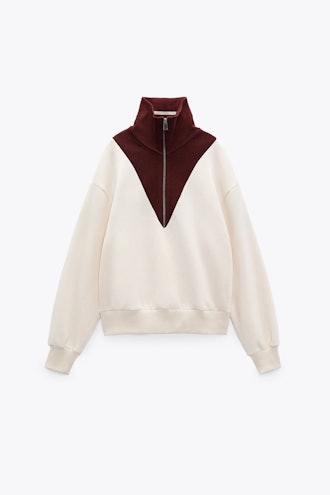 Combination Sweatshirt from Zara.