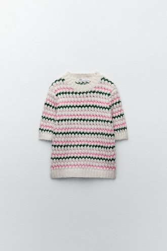 Zara Striped Knit Sweater.