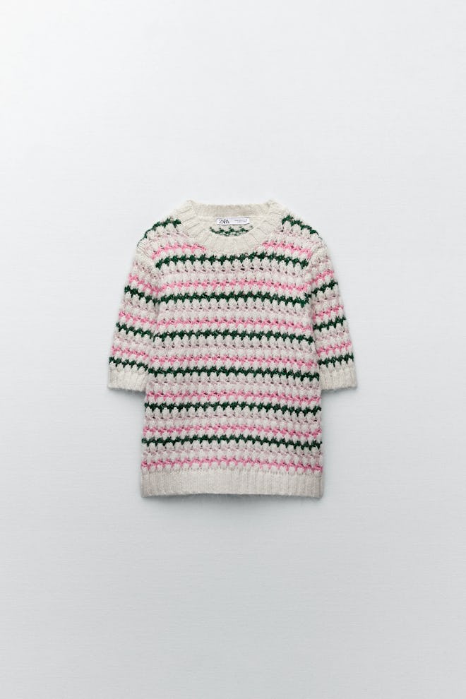 Zara Striped Knit Sweater.